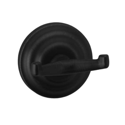 Orca Hardware Waldron Double Robe Hook, Matte Black Orca Hardware Waldron Double Robe Hook, Matte Black