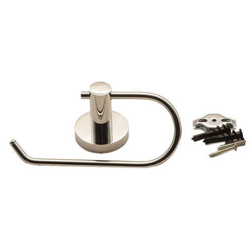 Orca Hardware Camano Curved Euro Toilet Paper Holder, Polished Chrome