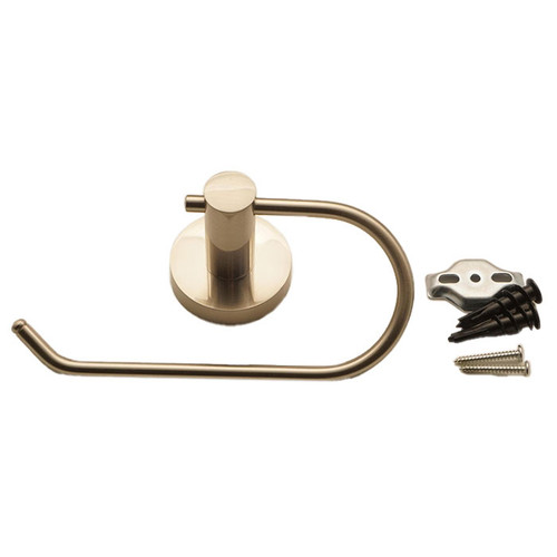Orca Hardware Camano Curved Euro Toilet Paper Holder, Satin Nickel