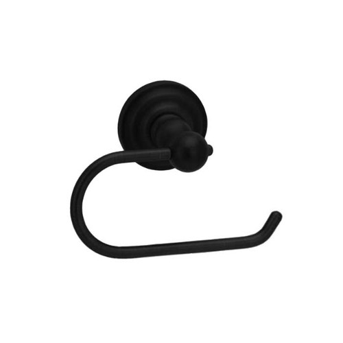 Orca Hardware Waldron Euro Toilet Paper Holder, Matte Black