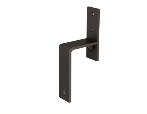 Orca Hardware Flat Track Bypass Bracket, Oil Rubbed Bronze Orca Hardware Flat Track Bypass Bracket, Oil Rubbed Bronze