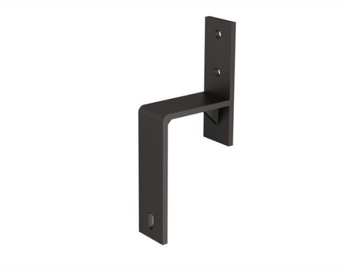 Orca Hardware Flat Track Bypass Bracket, Matte Black Orca Hardware Flat Track Bypass Bracket, Matte Black