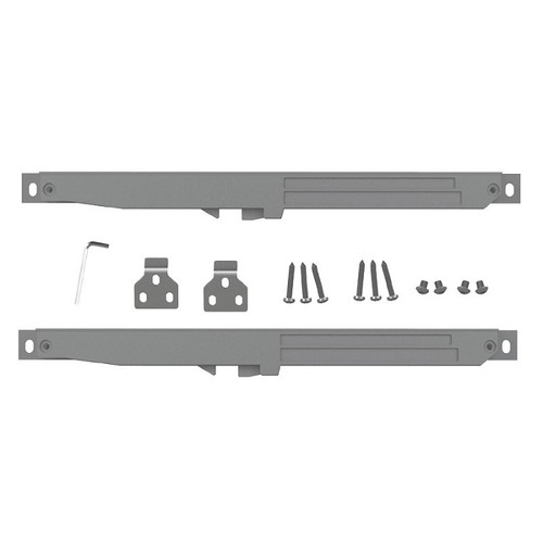 Orca Hardware Soft Close For Barn Door-Flat Track (2/Set), Quietly And Smoothly, Set Of Two, Install On One Or Both Sides Of, Grey