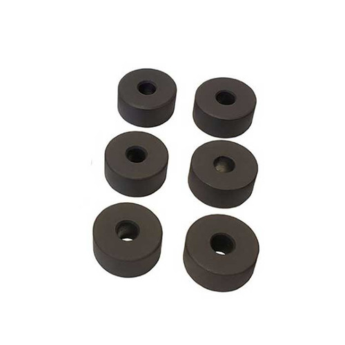 Orca Hardware Barn Door-Flat Track Spacer Extender (6 Piece Set) 6mm (15/64"), 6 Per Set, Oil Rubbed Bronze