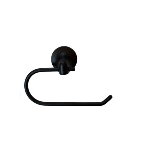 Orca Hardware Cypress Euro Toilet Paper Holder, Matte Black