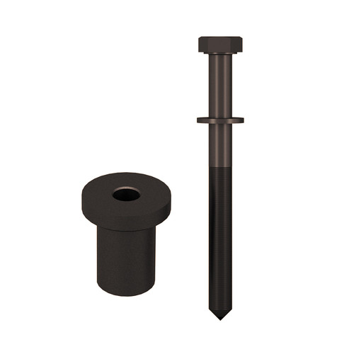 Orca Hardware Barn Door-Flat Track Standard Drop Hanger Spacer, Oil Rubbed Bronze