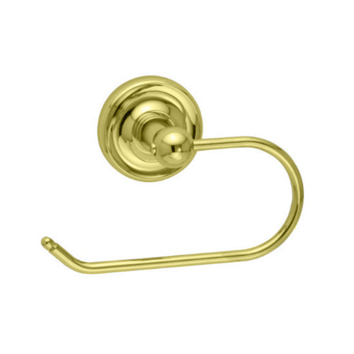 Orca Hardware Blakely Euro Toilet Paper Holder, Satin Brass