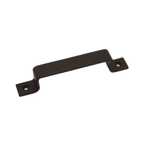 Orca Hardware Barn Door Angle Pull 7.75", 90 Degree, Matte Black