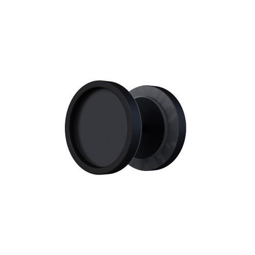 Orca Hardware Pair Of Round Pulls For Sliding Doors 1.89" Diameter, Matte Black