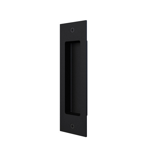 Orca Hardware Rectangular Pull For Sliding Doors 6.5", Matte Black Orca Hardware Rectangular Pull For Sliding Doors 6.5", Matte Black