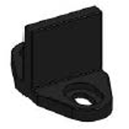Orca Hardware Barn Door-Flat Track Guide For, Matte Black