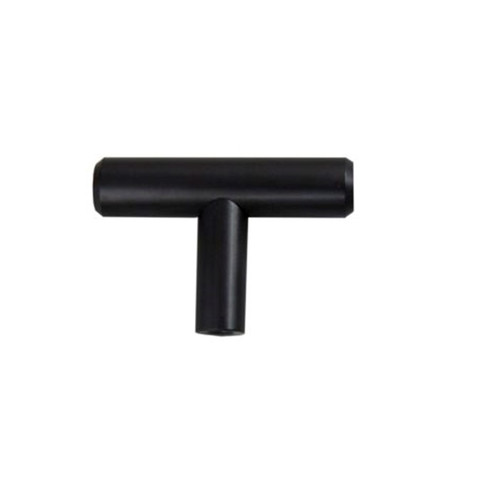 Orca Hardware Ck-12001 T-Pull Bar Cabinet, 2" Width, Steel, Matte Black