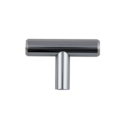 Orca Hardware Ck-12001 T-Pull Bar Cabinet, 2" Width, Steel, Polished Chrome