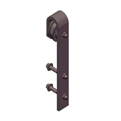 Orca Hardware Barn Door-Flat Track Standard Drop Hanger, Oil Rubbed Bronze Orca Hardware Barn Door-Flat Track Standard Drop Hanger, Oil Rubbed Bronze