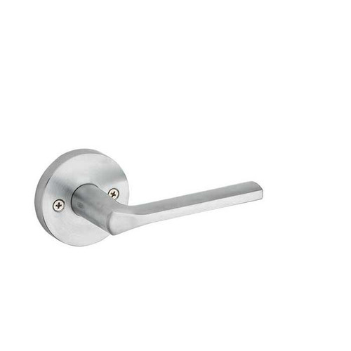 Kwikset Lisbon Half Dummy Lever With Round Rose, Satin Chrome Kwikset Lisbon Half Dummy Lever With Round Rose, Satin Chrome