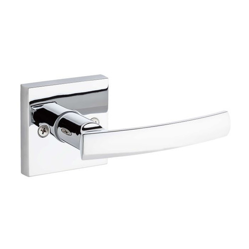 Kwikset Sydney Half Dummy Lever With Square Rose, Bright Polished Chrome