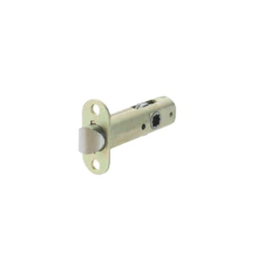 Emtek Drive-In Privacy Latch, 2-3/8" Backset, Brass Bolt