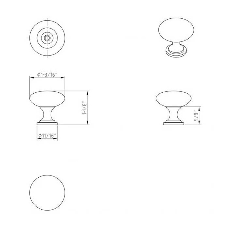 Hardware Resources 845-128 Pull Jeffery Alexander Dominique Collection, Mm (5-1/16") Cc, 3/8" Width At Center, 1-3/16" Projection, 13/16" Hand Space, 5/16" Foot Width, 5/16" Foot Length, Satin Bronze