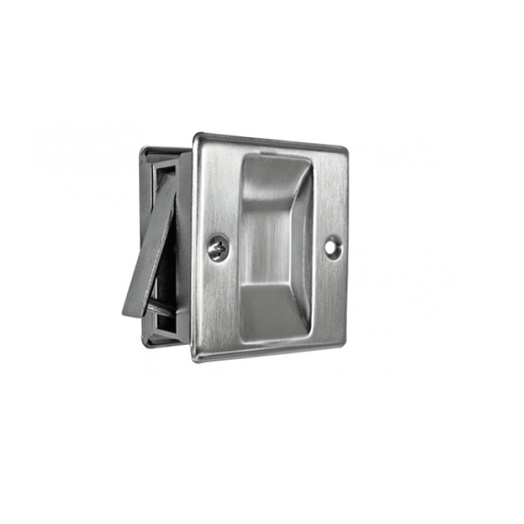 Cal-Royal Passage Sliding Door Lock Function, Bright Polished Chrome