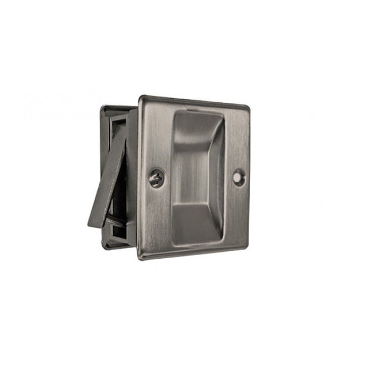 Cal-Royal Passage Sliding Door Lock Function, Satin Nickel