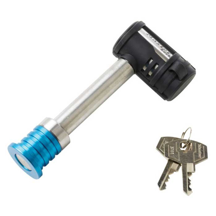 Master Lock Barbell Receiver Lock 5/8In (16mm) Class Iii/Iv Stainless Steel ™, Blue
