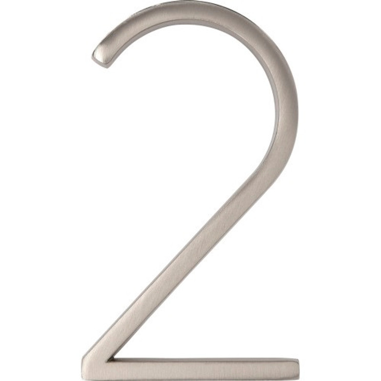 Hillman House Number-2 Distinctions 5" Floating Mount -, Nickel