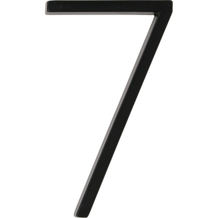 Hillman House Number-7 Distinctions 5" Floating Mount -, Black