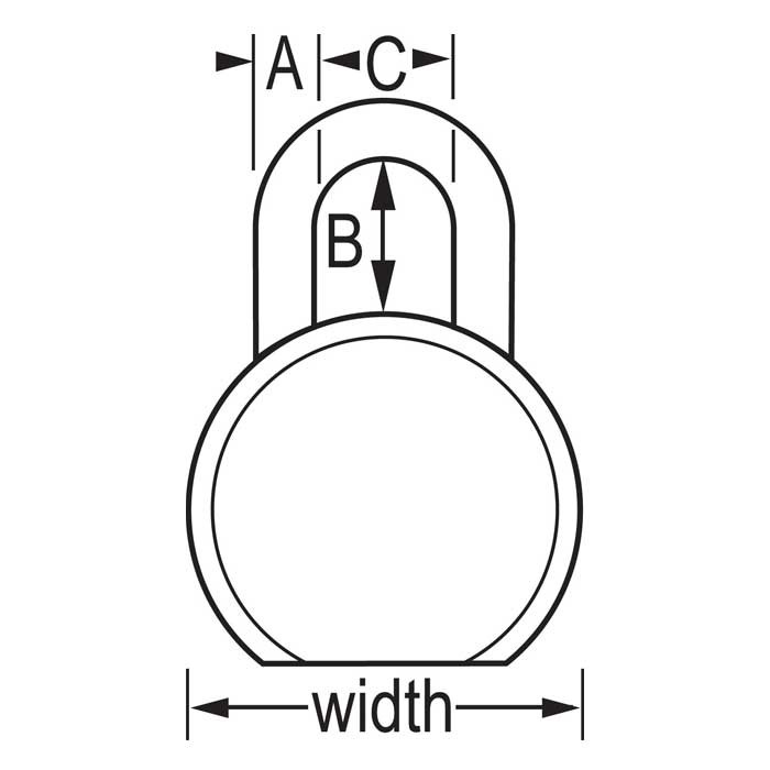 Master Lock Pro Series Solid Steel Padlock, 5-Pin, Keyed Alike-10G019, Body Width: 2-1/2" (64Mm), Shackle Length: 1-1/8" (29Mm), Shackle Width: 7/8" (22Mm), Shackle Diameter: 7/16" (11Mm)