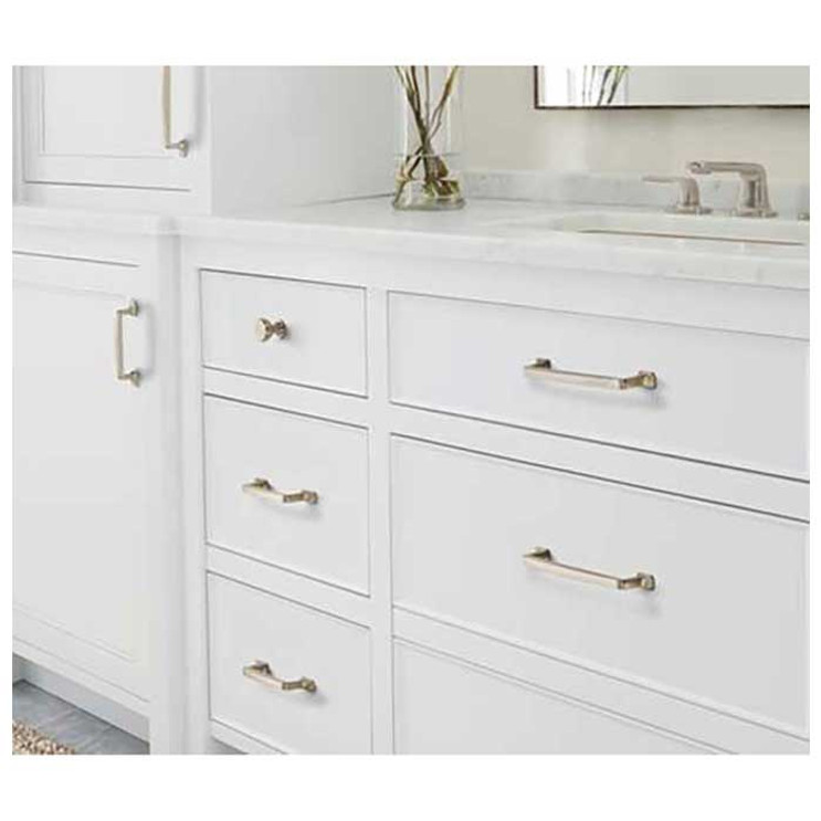 Amerock Westerly Cabinet Pull 5-1/16" (128 Mm) Ctc, Satin Nickel