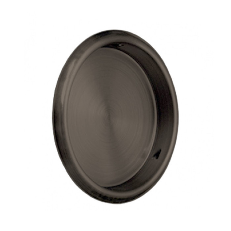 Cal-Royal Drive In Finger Pull Without Nails, 2-1/8" Diameter, Oil Rubbed Dark Bronze