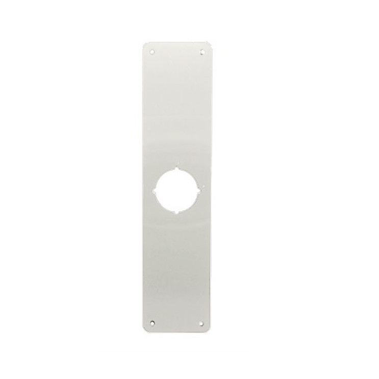 Don-Jo Remodeler Plate For Locks Without Safety Bolts, 15" Length, 3-1/2" Width, 0.032 Gauge, Satin Stainless Steel