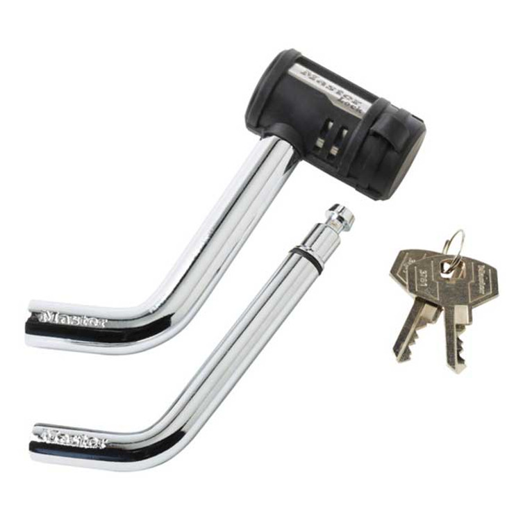 Master Lock Receiver Lock Swivel Head™, Keyed Different, Fits Both 1/2" (13mm) And 5/8" (16mm) S