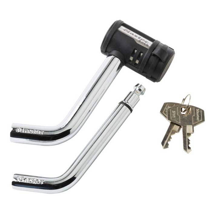 Master Lock Receiver Lock Swivel Head™, Keyed Different, Fits Both 1/2" (13Mm) And 5/8" (16Mm) S