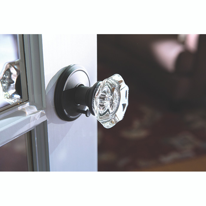 Schlage Residential Fc21 Custom Combined Passage-Privacy Knob Set And, Alexandria, Alden Decorative Trim, Aged Bronze