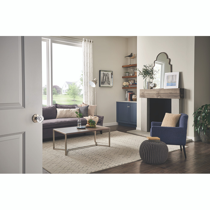 Schlage Residential Fc21 Custom Combined Passage-Privacy Knob Set And, Hobson, Kinsler Decorative Trim, Satin Nickel