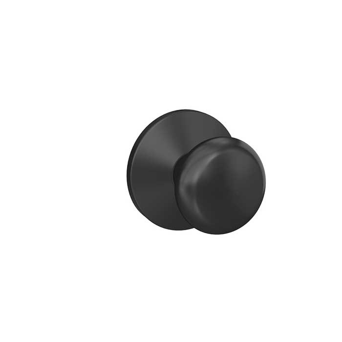 Schlage Residential Fc21 Custom Combined Passage-Privacy Knob Set And, Plymouth, Kinsler Decorative Trim, Matte Black