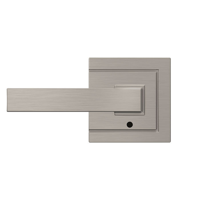 Schlage Residential Fc21 Custom Combined Passage-Privacy Lever Set And, Northbrook, Upland Decorative Trim, Satin Nickel