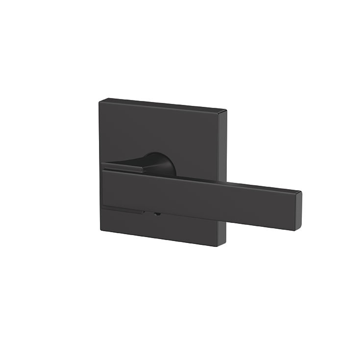 Schlage Residential Fc21 Custom Combined Passage-Privacy Lever Set And, Northbrook, Collins Decorative Trim, Matte Black