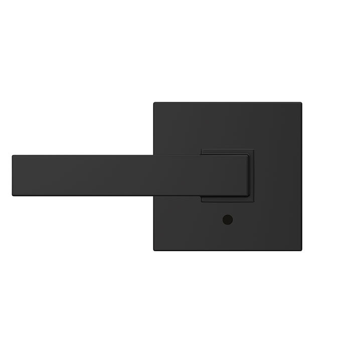 Schlage Residential Fc21 Custom Combined Passage-Privacy Lever Set And, Northbrook, Collins Decorative Trim, Matte Black