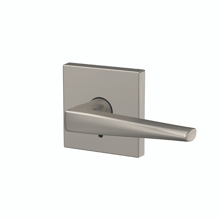 Schlage Residential Fc21 Custom Combined Passage-Privacy Knob Set And, Eller Lever, Collins Decorative Trim, Satin Nickel