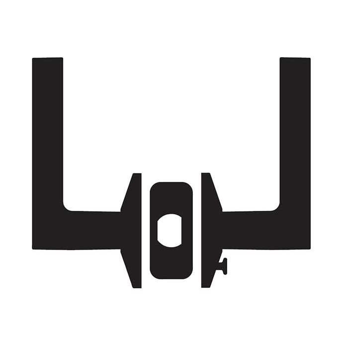 Schlage Residential Fc21 Custom Combined Passage-Privacy Knob Set And, Eller Lever, Upland Decorative Trim, Matte Black