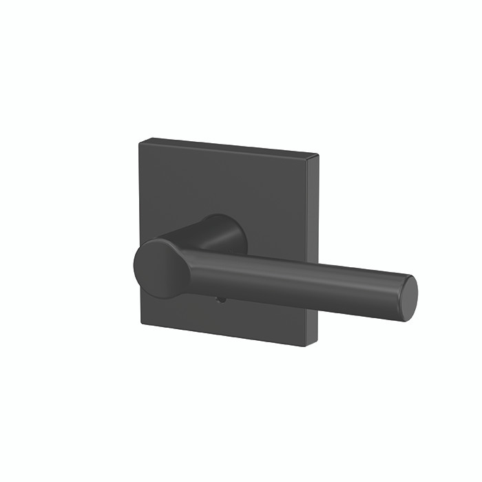 Schlage Residential Fc172 Custom Non-Turning Lever Set Double Dummy (Pair), Broadway, Collins Decorative Trim, Matte Black