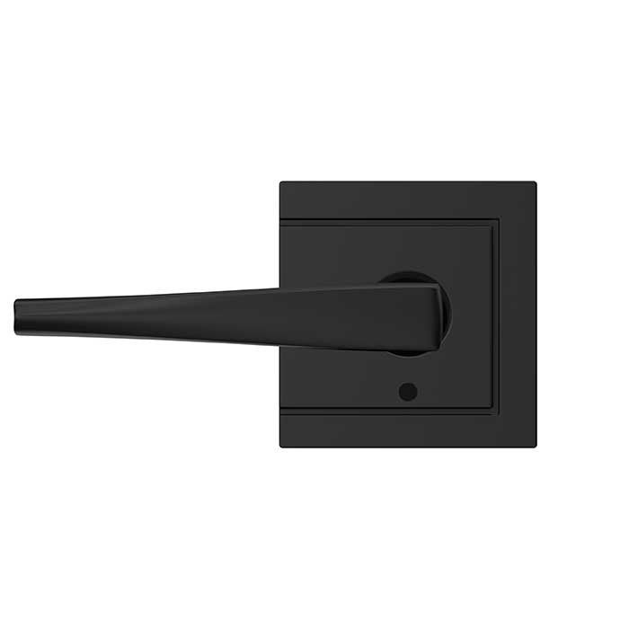 Schlage Residential Fc172 Custom Non-Turning Lever Set Double Dummy (Pair), Eller, Upland Decorative Trim, Matte Black