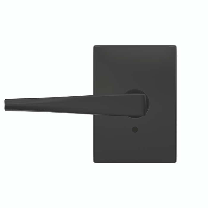 Schlage Residential Fc172 Custom Non-Turning Lever Set Double Dummy (Pair), Eller, Century Decorative Trim, Matte Black