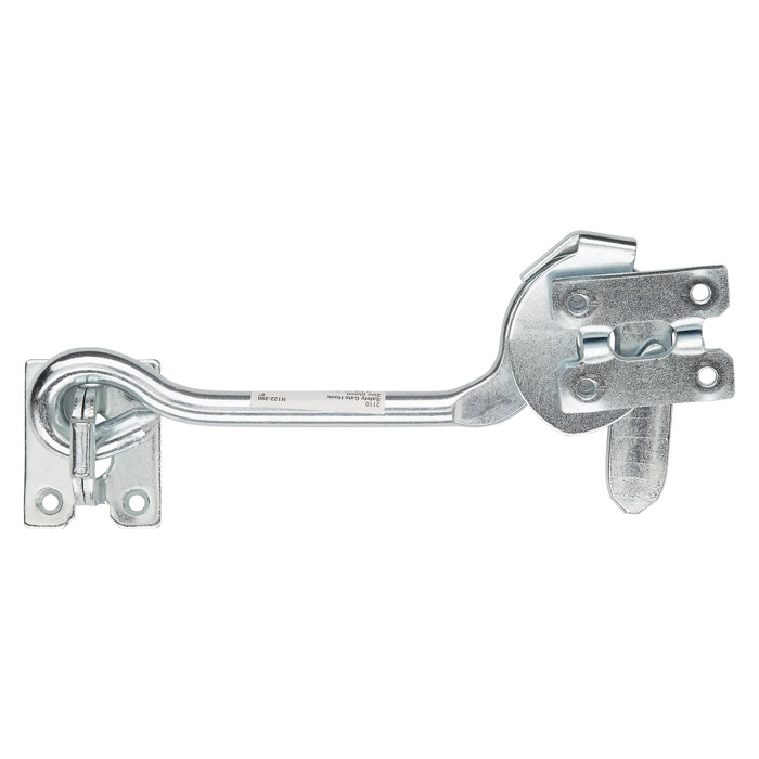 National Hardware Safety Gate Hook, Lock Closes Automatically, Bulk Pack, Catalog #2110Bc, Zinc Plated