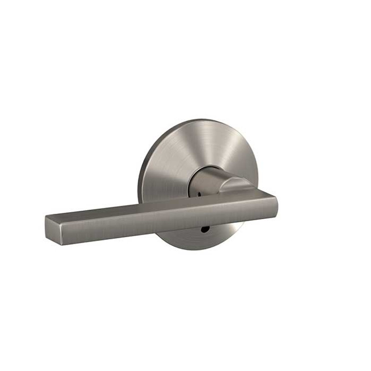 Schlage Residential Fc21 Custom Combined Passage-Privacy Lever Set And, Latitude, Kinsler Decorative Trim, Satin Nickel