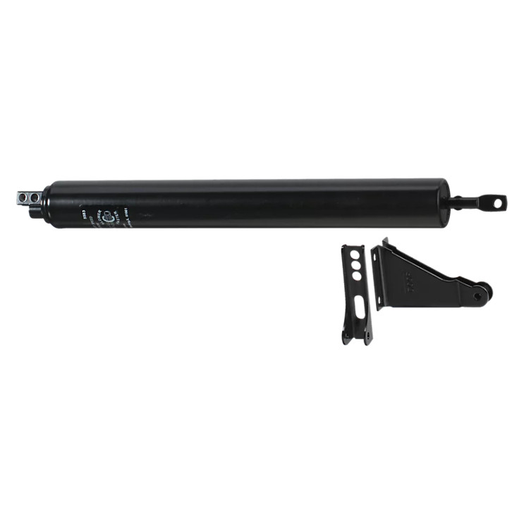 National Hardware Screen/Storm Door Closer, For Interior Applications, 90 Degree Swing, Adjustable Closing Speeds, Visual Pack, Catalog #V1333, Black