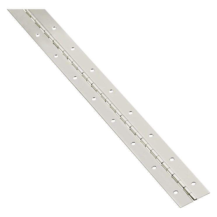 National Hardware Continuous Hinge, 1-1/2" X 30", Visual Pack, Catalog #V570, Nickel