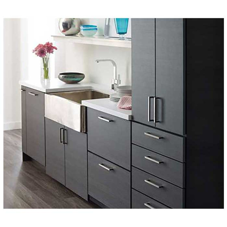 Amerock Monument Cabinet Pull 5-7/16" Length 128Mm Ctc, Bright Polished Chrome