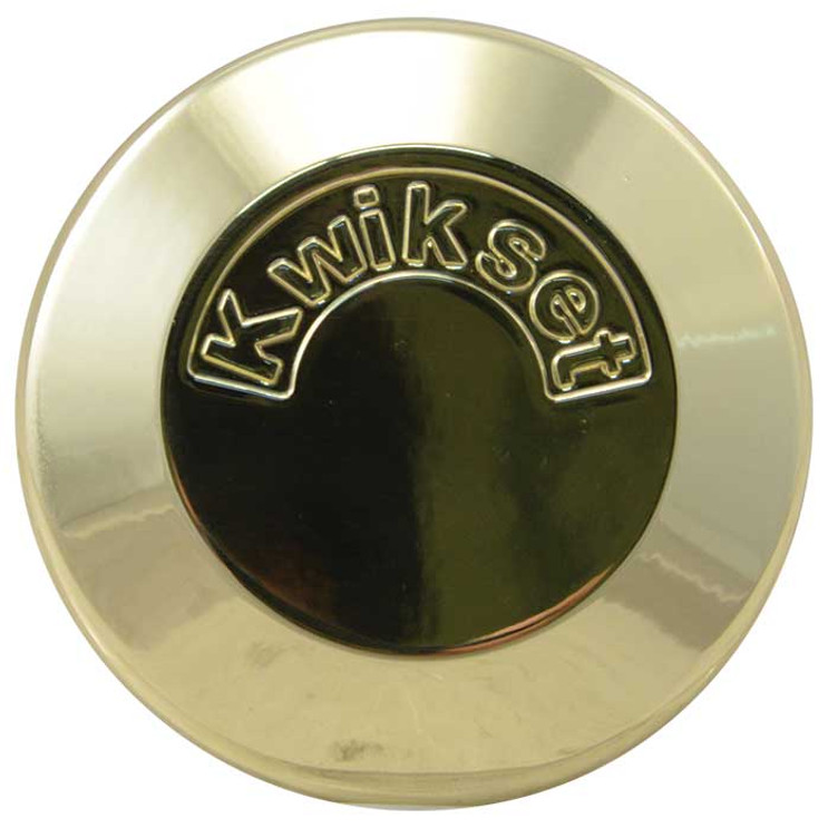 Kwikset Deadbolt Conversion Kit Converts A 663 To A 667 (Blank Plate Exterior), Bright Polished Brass